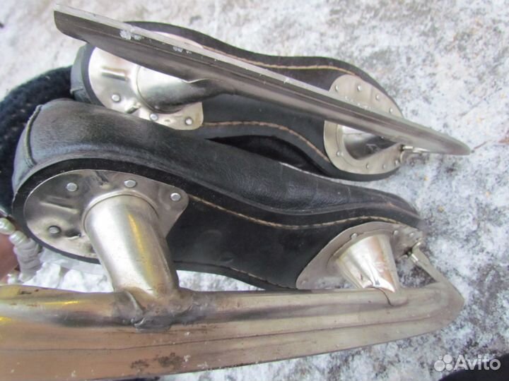 Коньки ботинки лыж р.41-42 СССР 60-70х