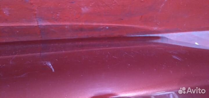 Калина седан крышка багажника красная