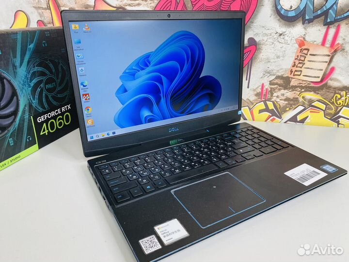 Игровой ноутбук Dell i5/8/SSD512/GTX 1650