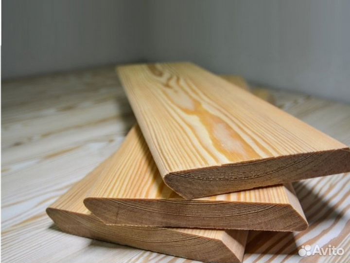 Планкен лиственница 19 мм сорт прима