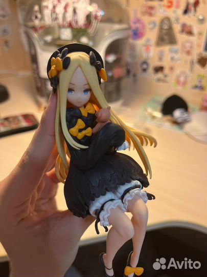 Сидячая аниме фигурка из FGO Fate, абигейл уильямс