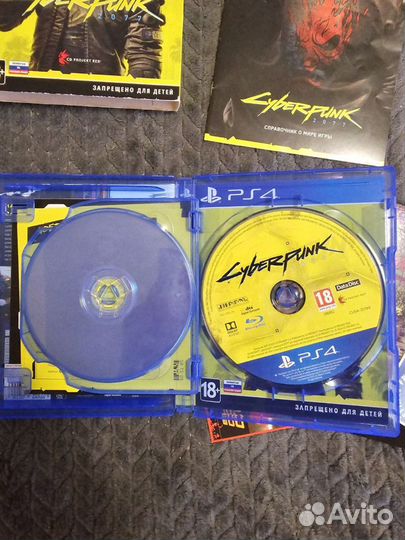 Cyberpunk 2077 диск PS4