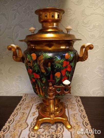 Самовар электрический расписной