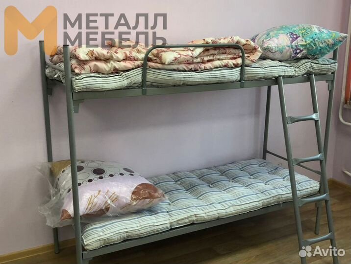 Кровать металлическая односпальная