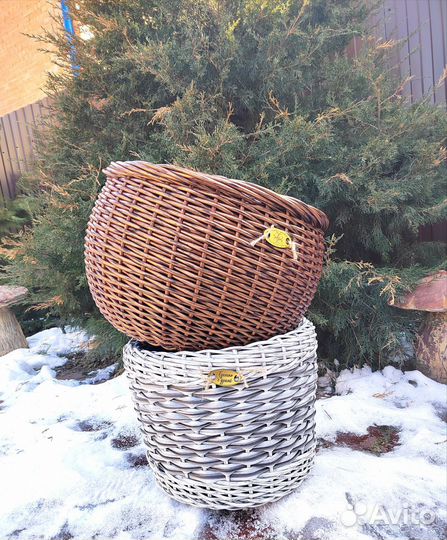 Кашпо из ротанга 16 литров