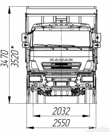 КамАЗ 65201-7080-49, 2023