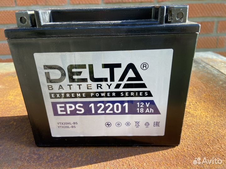 Аккумулятор delta для мототехники