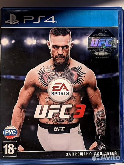 Игра для Sony PS4/ UFC 3