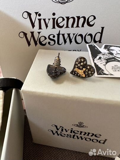 Серьги гвоздики Vivienne Westwood