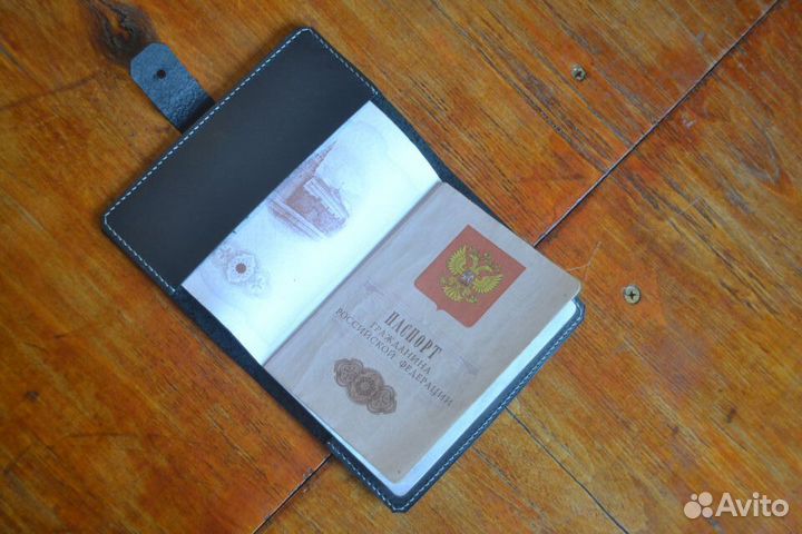 Обложка на паспорт из натуральной кожи