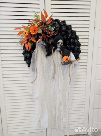 Венок на Хеллоуин