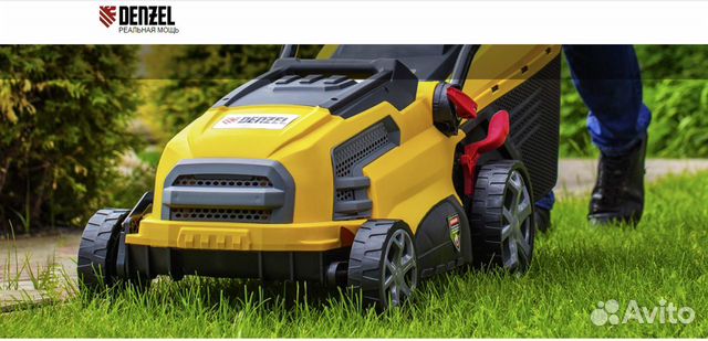 Газонокосилки электрические denzel Гарантия 3 года