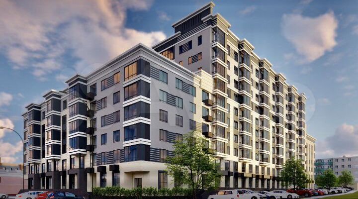 2-к. квартира, 47,7 м², 2/6 эт.