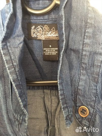 Платье рубашка 46