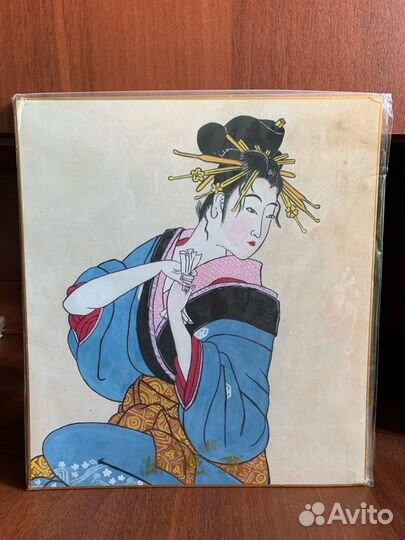 Японская ручная роспись