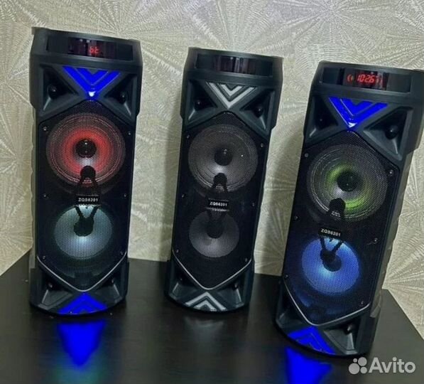 Большая блютуз Колонка ZQS-6201