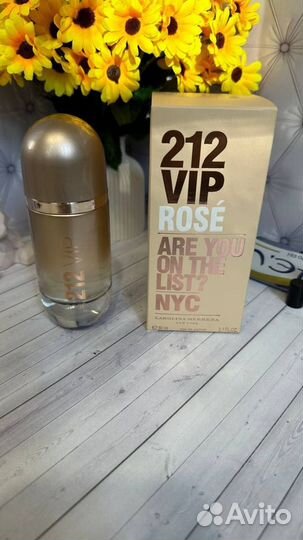 Carolina Herrera 212 VIP Rose 80 мл парфюм вода