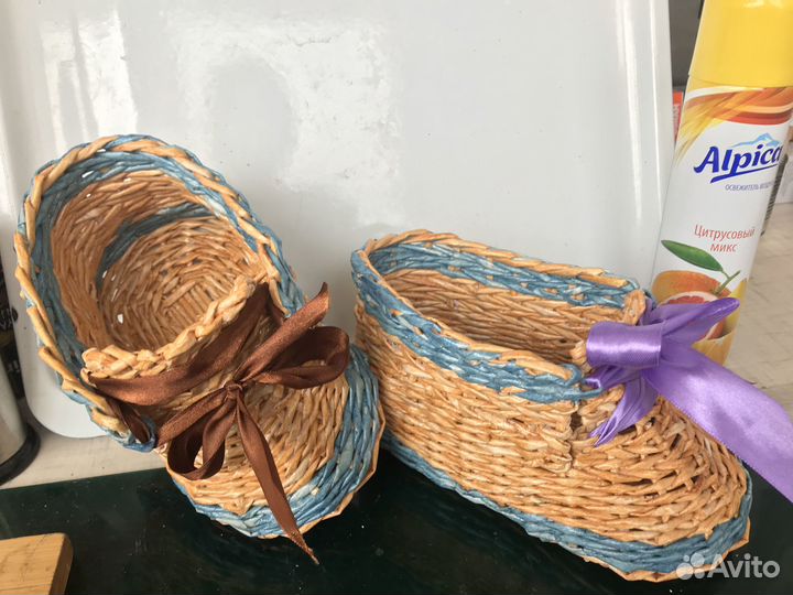 Корзины плетеные