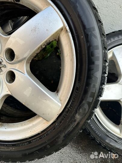 Колеса в сборе r17 зимние на peugeot