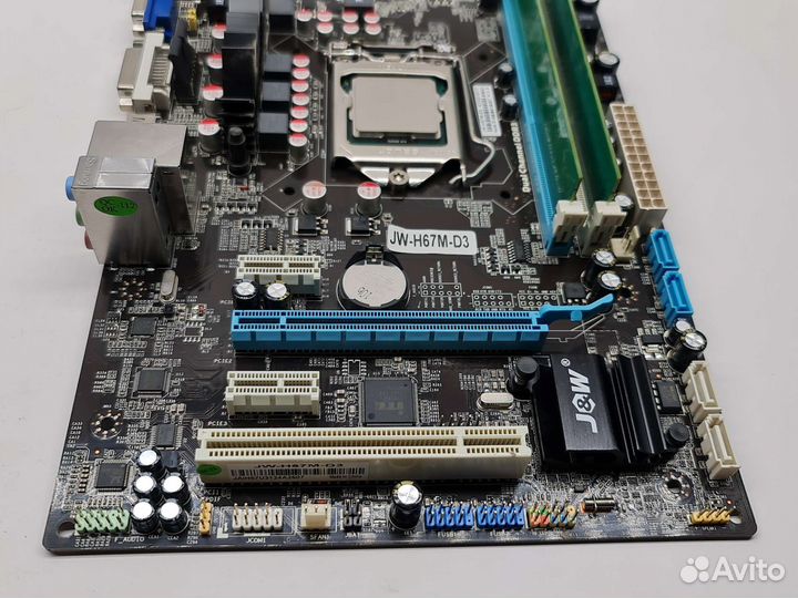 Мат плата J&W JW-H67M-D3 s1155 mATX