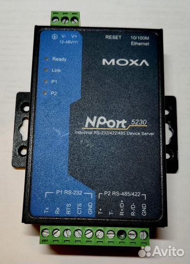 Новый преобразователь Moxa Nport 5232i ETH-RS485