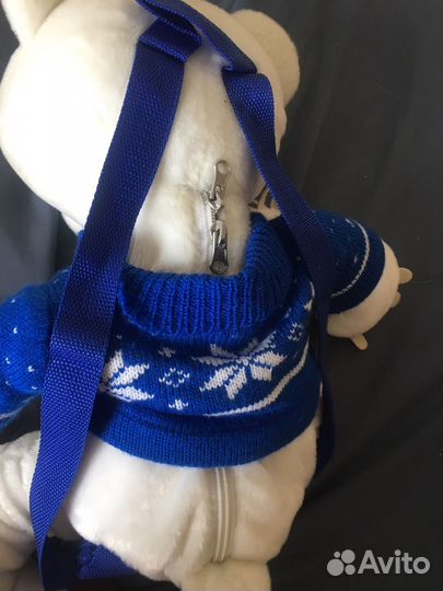 Плюшевый медведь умка рюкзак