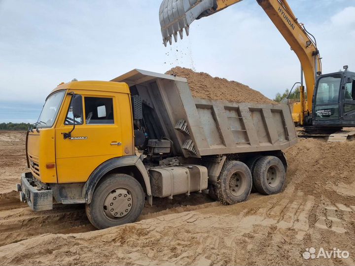 Песок, Щебень, Пгс, Гравий, Торф с доставкой