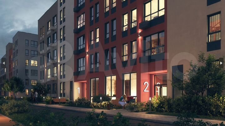 3-к. квартира, 73,4 м², 2/5 эт.