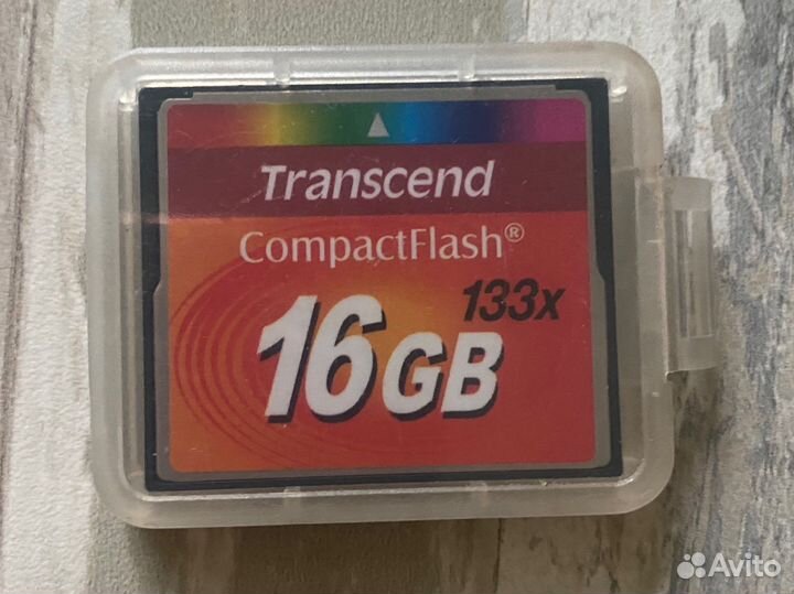 Карта памяти Transcend Compact Flash 16 гб