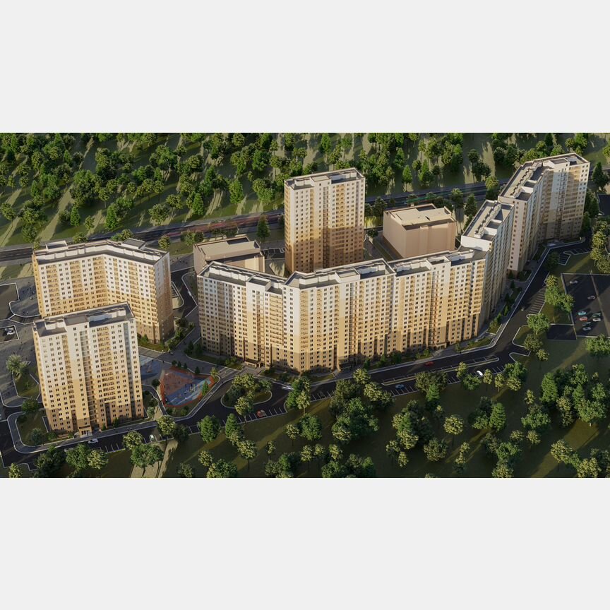 1-к. квартира, 38,3 м², 4/17 эт.