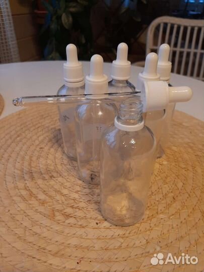 Бутылочка со стеклянной пипеткой 100 мл