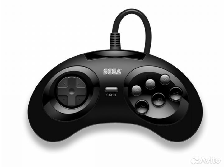 Джойстик sega для игровой приставки черный