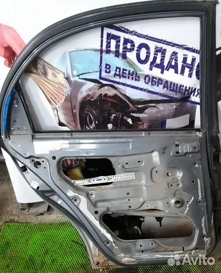 Дверь задняя левая Chevrolet Lanos