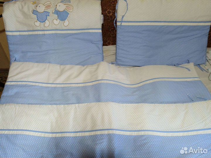 Бортики в кроватку. Непромокаемая пеленка