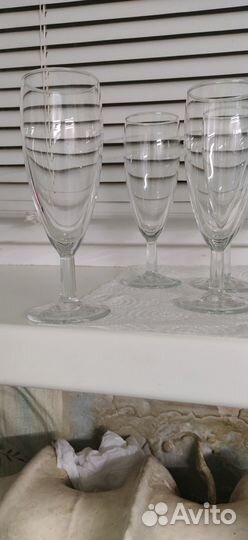 Фужеры для шампанского 6 шт. Новые