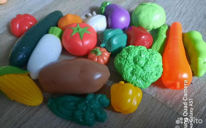 Наборы овощи/фрукты/вредная еда/ на липучках