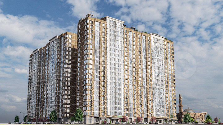 2-к. квартира, 57,3 м², 6/20 эт.