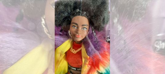 Барби Экстра В Радужном Платье фото 21