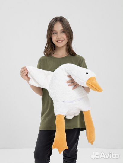 Мягкая игрушка ‘гусь-обнимусь‘ 50см