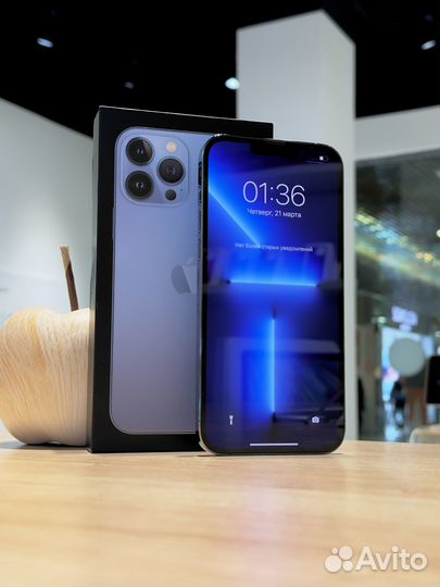 iPhone 13 Pro Max 128Gb Синий идеал Sim+eSim