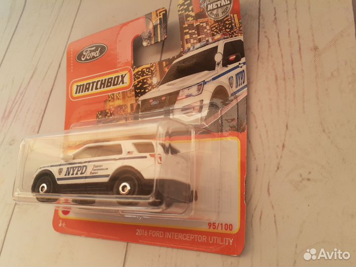 Matchbox машинки Ford interceptor