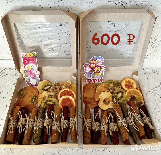 Подарочные наборы, букеты из пастилы на 8 марта