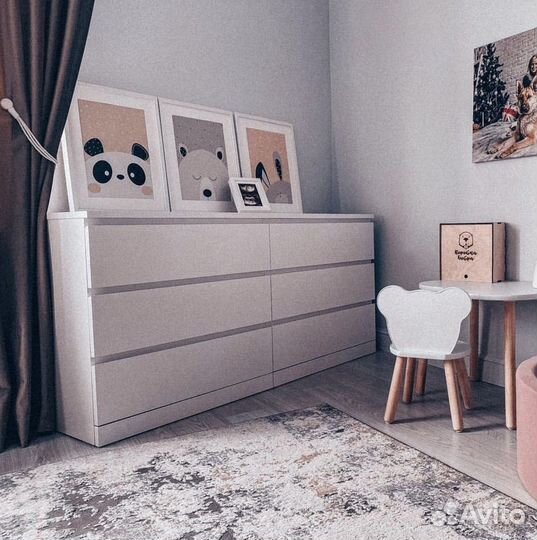 Комод IKEA malm 6 ящиков оригинальный