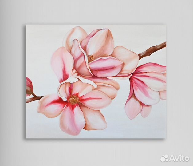 Картина интерьерная акрилом на холсте