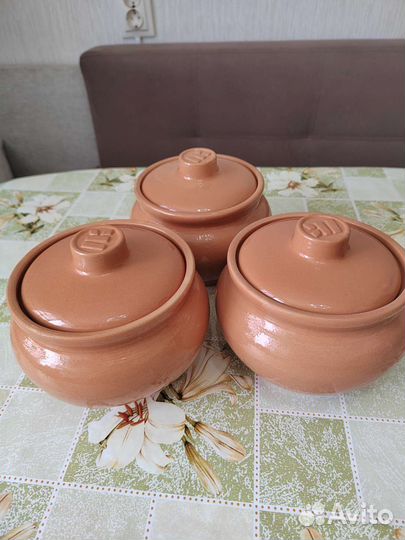 Горшок для запекания новые большие