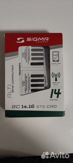 Велокомьютер sigma BC14.16