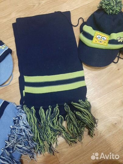 Комплект шапочка с козырьком и шарф бесплатно