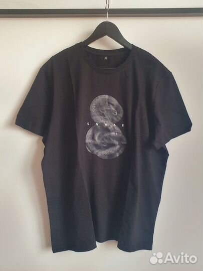 Футболка мужская со змеей новая