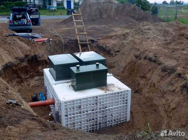Автономная канализация под ключ. В любой грунт
