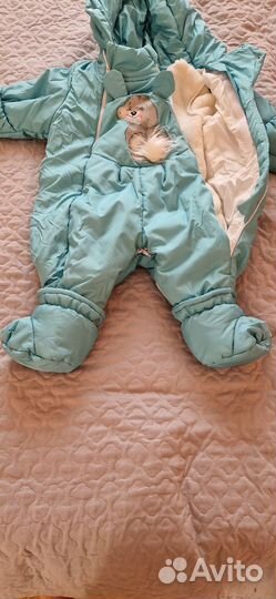 Зимний комбинезон для детей до года 62 -80